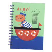 Agenda A5 personnalisé avec serrure, carnet rigide à couverture rigide et design imprimé