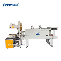 Machine d'emballage sous film rétractable automatique SPX pour l'emballage de produits cosmétiques, de shampooing et de lotion