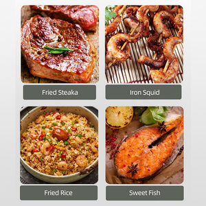 Thép không gỉ điện vỉ nướng thấp-khói và cấp thực phẩm chất liệu thiết bị nhà bếp cho các nhà hàng và khách sạn - Product Image 6