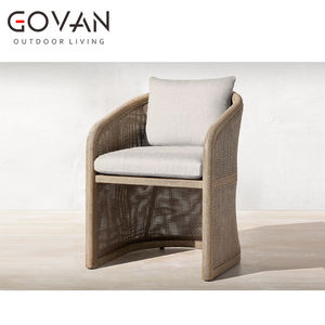 Muebles de jardín al aire libre, silla de Patio de teca con ratán, comedor, nuevo diseño - Product Image 3