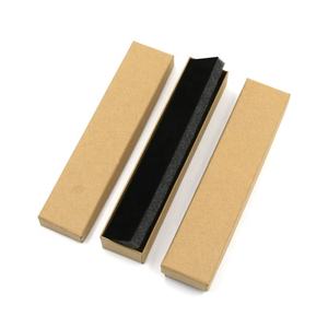 Boîte à bijoux de haute qualité, collier en papier kraft <span class=keywords><strong>long</strong></span> et étroit, logo imprimé, livraison gratuite - Product Image 6