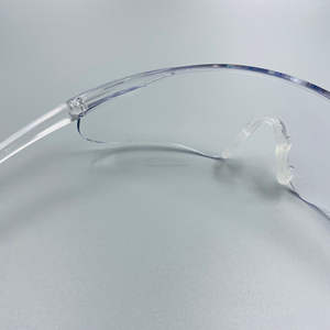 WELTA CE EN16321 Certified Frameless Safety Glasses Anti-Fog/Anti-Scratch Coating Strong Impact Resistant PC Lens <b>Eye</b> <b>Protection</b> - Product Image 4