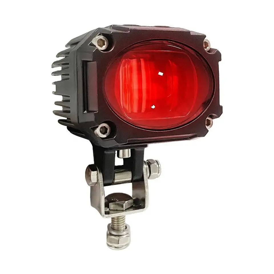 Chariot élévateur sécurité zone rouge lumière super lumineux led avertissement zone ligne lumière 12-80V bleu rouge couleur pour chariot élévateur entrepôt