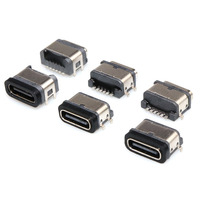 Kostenlose Probe 16-polige Typ-C-Buchse 16p-Stecker Smt Tipo C Vertikal USB-C 3.1 24-polige Lade buchse 5a 24-poliger USB-C-Anschluss