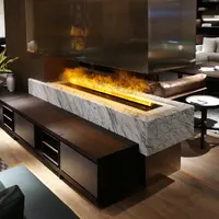 3D Atomized Humidifier, Electric Fireplace Water Vapor