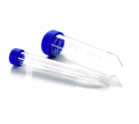 Tube de centrifugation en PP transparent gradué à fond conique pour usage en laboratoire, 10 ml, 15 ml, 50 ml, avec bouchon à vis, type Falcon