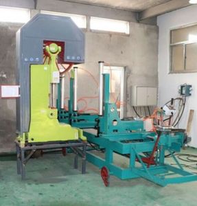 Verwendet in Farmen und Waldfarmen Holzsäge maschinen Vertikale Holz schneide bands äge Maschine Bands äge Sägewerk zum Schneiden von Holz - Product Image 2