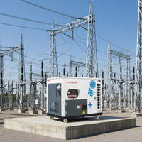 Generador Diésel Silencioso YD12500CJ de 10KW, Refrigerado por Agua, Motor EV80, AVR, 50Hz, 230V/400V, Generación de Energía ATS