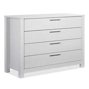 Mueble de dormitorio gris con cajones para niños, mueble barato de mediados de siglo - Product Image 1