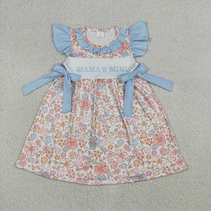 En Stock, Vestido de Verano para Niñas MAMAS MINI, Ropa al por Mayor para Hermanas, Ropa de Moda Infantil, Precio de Fábrica - Product Image 5