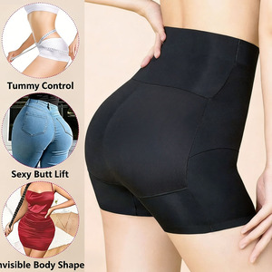 Shorts amincissants pour femme, <span class=keywords><strong>gainant</strong></span> taille haute, effet <span class=keywords><strong>ventre</strong></span> <span class=keywords><strong>plat</strong></span>, culotte sculptante, rehausseur de fesses, sous-vêtement de modelage, contrôle du <span class=keywords><strong>ventre</strong></span>, shapewear - Product Image 5