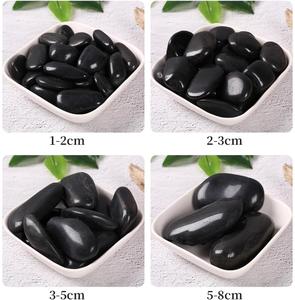 Natural High Polished Black Pebble <strong>Stone</strong> with <strong>Good</strong> Quality Cobble <strong>Stone</strong> As Landscaping Decoration From China Supplier - Product Image 2
