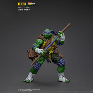 <span class=keywords><strong>JOYTOY</strong></span> TMNT-ดอนเนตโต้ ฟิกเกอร์แอคชั่นขนาด 1/18 โมเดลขยับได้ ของสะสม ตุ๊กตาจิ๋ว รูปปั้นขนาดเล็ก อุปกรณ์เสริมตัวละคร ฐานตั้ง - Product Image 4
