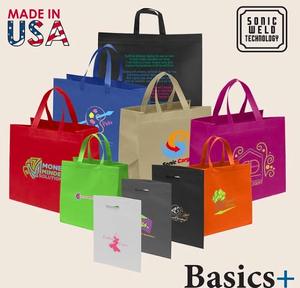 Sacs de courses écologiques en polypropylène coloré personnalisés en gros, sacs non tissés en TNT, sacs de courses réutilisables écologiques - Product Image 3