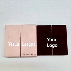 Palette de fards à paupières OEM Pillow Quad, 4 couleurs, tons rose et marron, paillettes fines, longue tenue, fini délicat, haute pigmentation, maquillage pour les yeux - Product Image 5