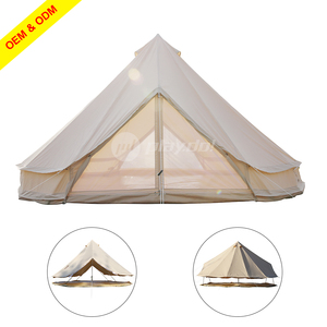Tienda de Campaña Tipo Campana de 5m con Doble Puerta, Fabricación de Tiendas de Campaña con Orificio para Estufa, Resistente al Agua, para 4-6 Personas - Product Image 5