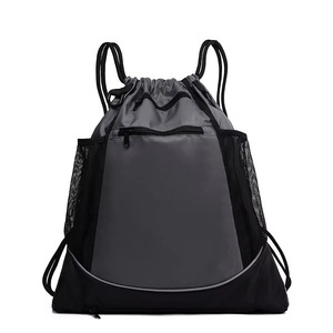 New Style Custom Logo Travel Sports Gym <b>Bag</b> Sack Pack Drawstring Backpack <b>Bags</b> for Basketball Football Swimming Training - Product Image 3