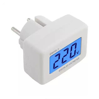 Voltmètre numérique avec prise EU/USA, testeur de tension de prise murale, affichage LCD, 110V/220V, DM55-1