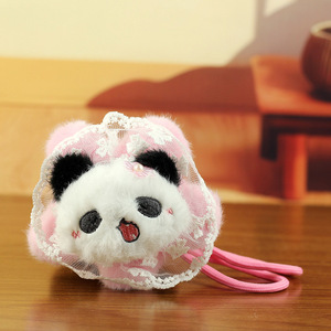 Cartoon Plush Sunflower <strong>Panda</strong> Pendant Doll Toy Keychain Soft Stuffed <strong>Animal</strong> Doll Claw Machine Toy for Women Kawaii Gift - Product Image 5