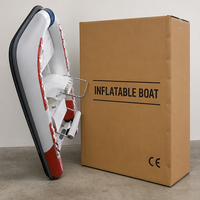 Bateau pneumatique rigide RIB HRR360 3,6 m 4 personnes Moteur hors-bord 20 CV PVC Haute résistance Pêche Sports nautiques CN