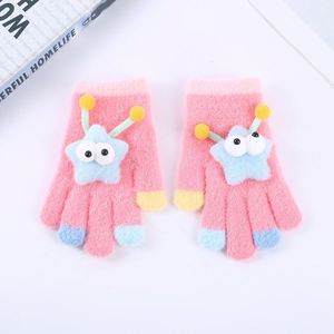 ถุงมือกำมะหยี่สำหรับเด็กอายุ6-10ปี, ถุงมือกันหนาวสำหรับเด็กโตและกลางฤดูหนาวฤดูใบไม้ร่วง - Product Image 6