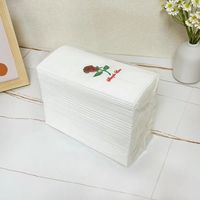 Serviettes en papier jetables personnalisées Linen-Feel Airlaid avec logo Serviettes de table imprimées personnalisées pour restaurants