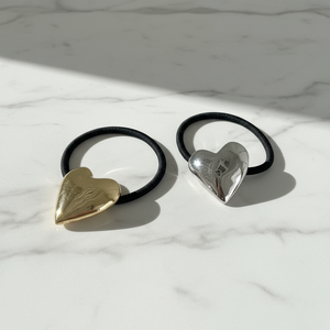 नई हृदय उच्च गुणवत्ता वाले उच्च लोचदार जस्ता मिश्र धातु 3.4 सेमी यूरोपीय और अमेरिकी फैशन हेयर बैंड महिलाओं के लिए सहायक उपकरण - Product Image 1