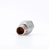 Conector Circular Autoblocante de Empuje y Tracción Serie F, de 2 a 19 Pines, Macho a Hembra