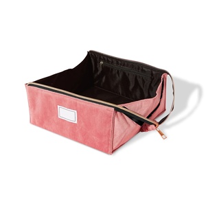 Bolso de <span class=keywords><strong>terciopelo</strong></span> plano con cierre de cremallera para juego de Mahjong americano, con forma de caja, para fichas de juego y soporte para empujar, con asa de transporte - Product Image 5