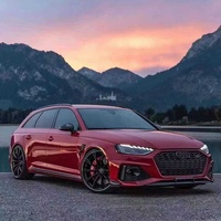 Kit carrosserie de style ABT pour Audi RS4 de haute qualité en fibre de carbone, comprenant un spoiler avant, un diffuseur arrière et une aile supérieure - Ajustement parfait