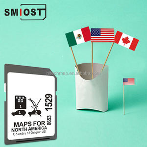 SMIOST <span class=keywords><strong>Car</strong></span> per 16GB mappa di navigazione GPS Nav Sat CID Card SD GMC Multimedia Acadia 2016 terreno 2020 1529 USA - Product Image 5