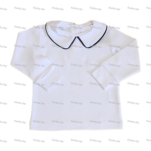 Enfant en bas âge bébé garçons T-shirt pater pan col à manches longues chemise Baseball Tee coton T-Shirt à manches courtes personnalisé enfants chemises - Product Image 3