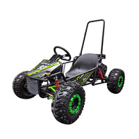 Karting Essence pour Adultes avec Transmission CVT 212cc, Quad de Course, Véhicule Commercial de Location en Extérieur