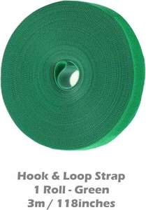 Bande auto-agrippante réutilisable double face écologique et résistante à la chaleur pour le bureau et le jardin - Product Image 2