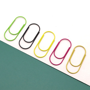 X323 Clips en papier colorés de 50 mm, clips en plastique, clips larges et épais, clips de couleur, grands clips de reliure, marque-pages pour la maison, le bureau et l'école - Product Image 5