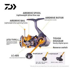 Daiwa Regal CS LT 24 moulinet de pêche ultra léger étanche pour leurre Deep Line Cup Light Spining Reel en métal pour faux appâts - Product Image 3