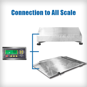 Plate-forme d'entrepôt d'approbation OIML Balance de charge Balance d'élevage Contrôleur de niveau Whitebird Smart Precision Big Display - Product Image 3
