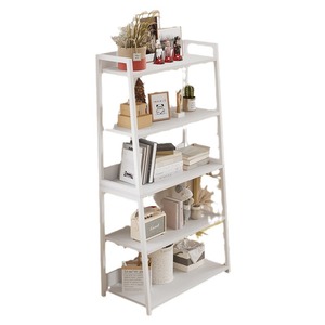 Nordic Style Ladder <b>Shelf</b> 6 Tier White Metal Bookcase Storage Rack For <b>Bedroom</b> Kitchen Office Home Organization - Product Image 5