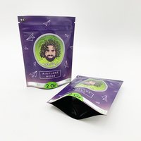 Sacs en Mylar personnalisés avec logo imprimé en gros, pochettes de marque pour l'affichage de produits de vente au détail