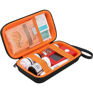 Sac de rangement EVA pour lecteur de glycémie, 17cm x 9.7cm x 5.1cm, étui de protection, pochette de transport multifonctionnelle - Product Image 4