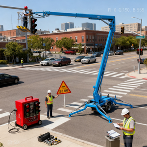 <b>Hydraulic</b> Boom <b>Lift</b> Towable One <b>Man</b> <b>Lift</b> Truck Mounted Boom <b>Lift</b> - Product Image 1