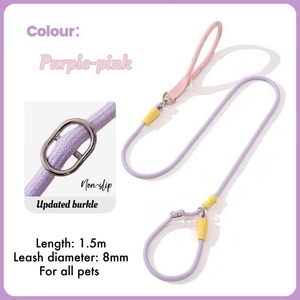 New Fashionable Simple Pet Traction Rope Dog &amp; <strong>Cat</strong> Leash Chain Durable with Lovely Modern Styles Decorative Ribbons - Product Image 5