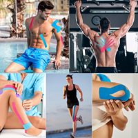 Cinta Elástica de Kinesiología para Deportes, Soporte Muscular, Vendaje Atlético, Ejercicio, Fisioterapia, Recuperación de Lesiones, Rollo
