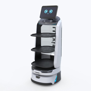 Robot de entrega AI de alta calidad con 3 compartimentos y 1 año de garantía para restaurante y hotel Robot de camarero de servicio inteligente - Product Image 2