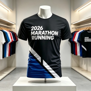 Yingtenidi Wholesale Custom logo Quick Dry T-Shirt 150g 100% Polyester <strong>Sports</strong> <strong>Tee</strong> 2026 Marathon Short Sleeve t Shirtfor Men - Product Image 2