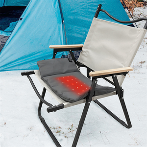 Cojín de Asiento Plegable Mydays <span class=keywords><strong>para</strong></span> Exteriores, de Tela Imitación Piel, con Luz Roja USB, <span class=keywords><strong>para</strong></span> Oficina, Auto, Camping, Estadio, Relajación Diaria - Product Image 5