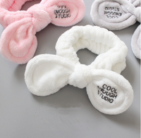 Bandeau de spa pour le visage, motif animal mignon, en tissu éponge écologique, personnalisable avec logo
