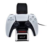 Station de charge à double support Accessoires de jeu avec adaptateur pour deux contrôleurs à double sens pour PS5