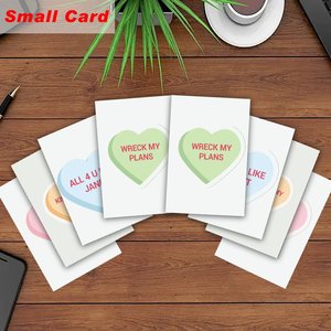 Cartes de la Saint-Valentin en vrac, cartes de vœux pour les fêtes, cartes d'anniversaire, citations amusantes, cartes de vœux sur le thème du cœur avec enveloppes - Product Image 6
