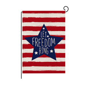 Polyester Independence Day Garden Flag Rectangle Shape HYQ039 Model-Outdoor Home Yard Decoration <b>Small</b> Flag - Product Image 5